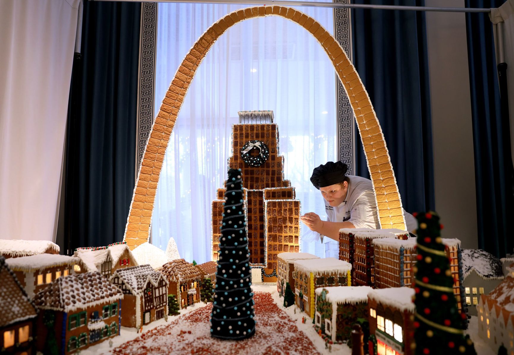 Chase Park Plaza Gingerbread houses